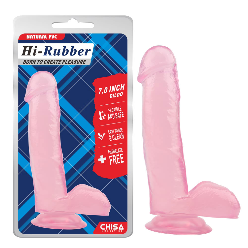 7.0 pulgadang Dildo-Pink