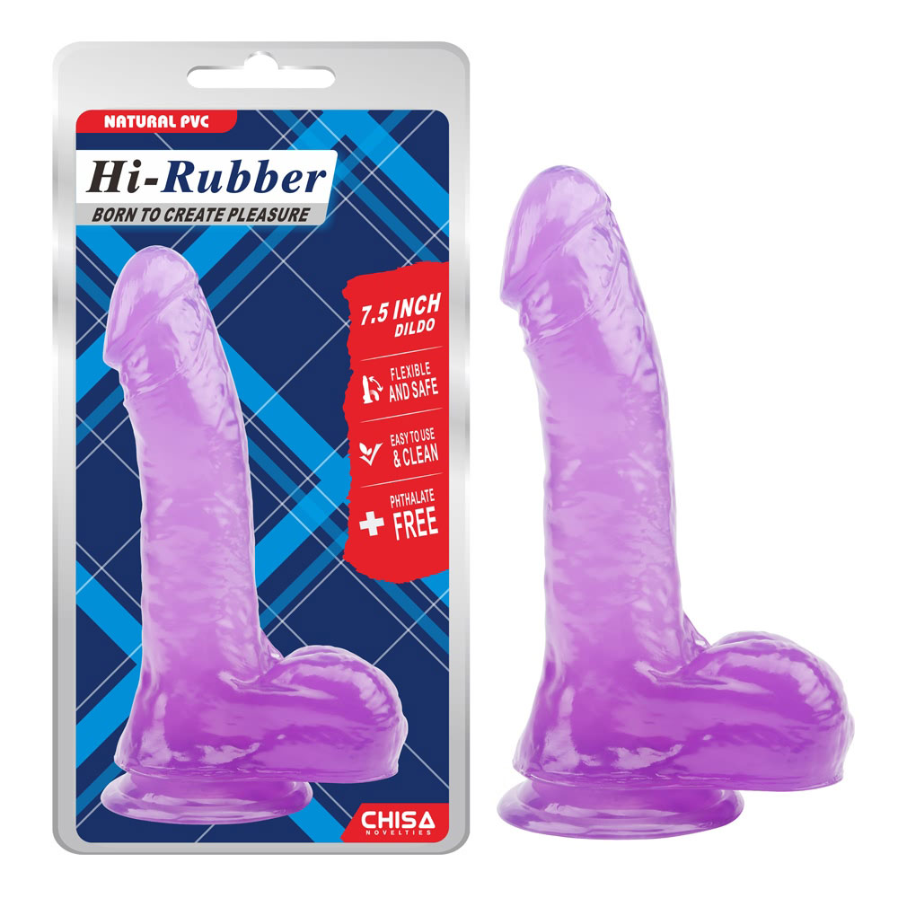 7.5 pulgadang Dildo-Purple