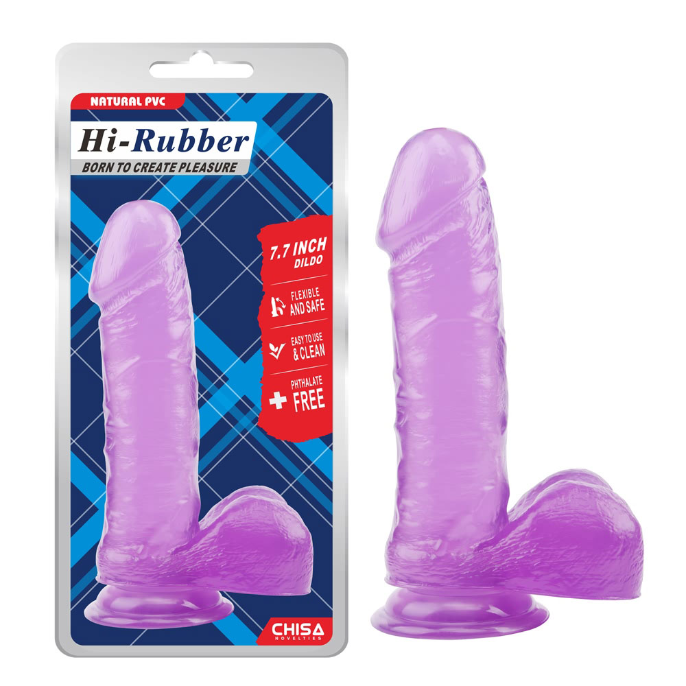 7.7 pulgadang Dildo-Purple