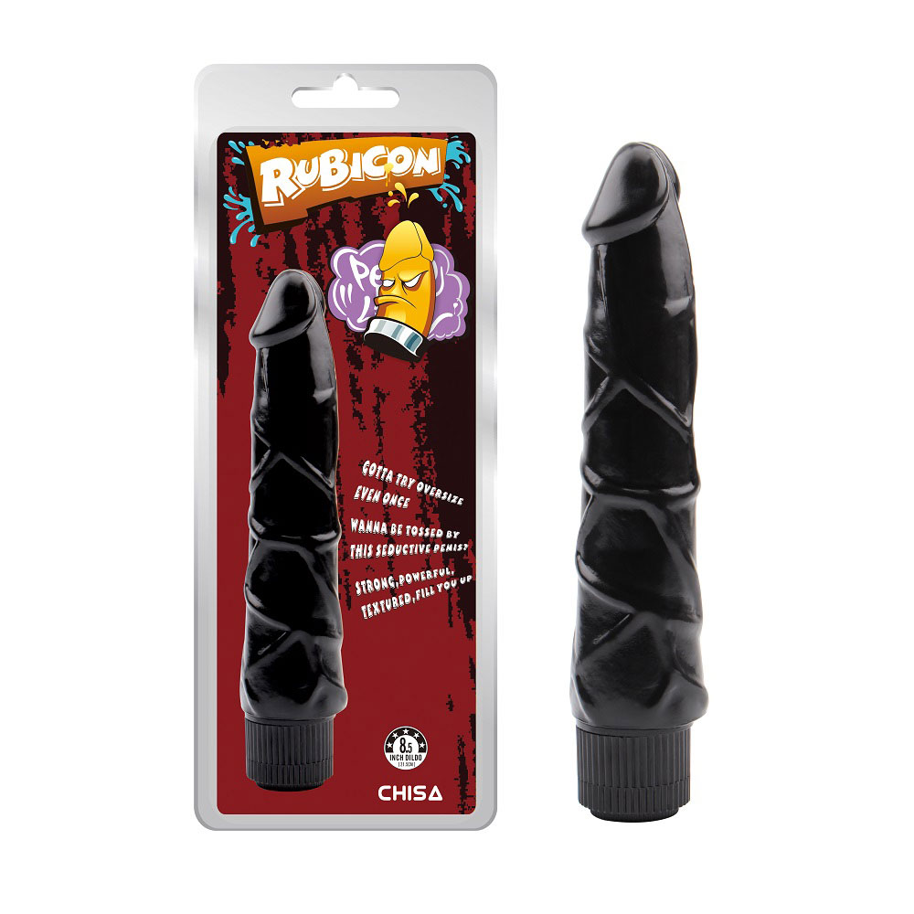 Mag-apoy ng vibrating Cock-Black